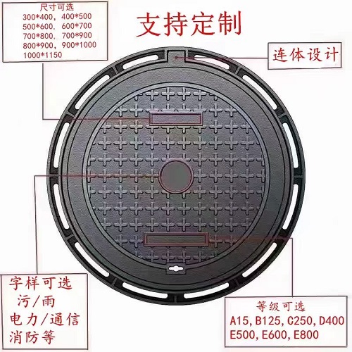 dn600球墨铸铁井盖