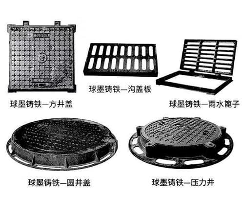 球墨铸铁阴井井盖的五大优势，球墨铸铁阴井井盖，铸铁阴井井盖